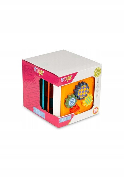 Lodër sorter formash Toyz Logic and Shapes, kub me aktivitete, për lojë e mësim