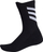Çorape sportive Adidas Alphaskin Crew Low Cut, thahet shpejt, elastike, të zeza