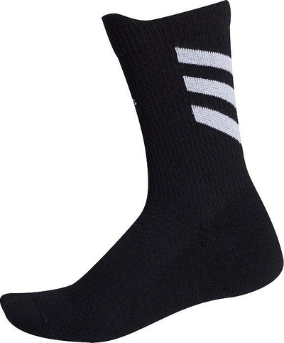 Çorape sportive Adidas Alphaskin Crew Low Cut, thahet shpejt, elastike, të zeza