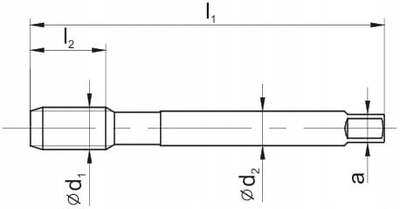 Çekiç filetues Fanar DIN 376C M6, HSSE, ISO2 6H