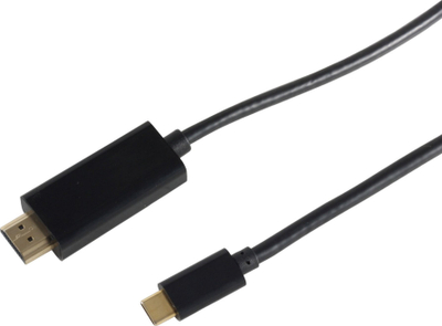 Kabllo USB-C në HDMI, 4K 30Hz, 1.8m, e zezë