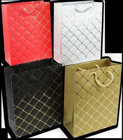 Qese dhuratash Kalpol Gift Bag, 26x32x10cm, letër e laminume, me ngjyra nga më të ndryshmet