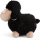 Lodër pellushi Nici Standing Sheep, 11cm, miqësore me mjedisin, e zezë