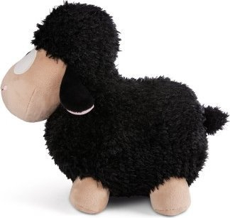 Lodër pellushi Nici Standing Sheep, 11cm, miqësore me mjedisin, e zezë