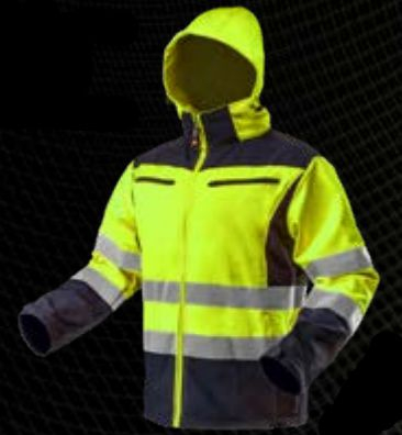 Xhaketë pune Neo 81-700-XL, softshell high visibility, madhësia XL, e verdhë