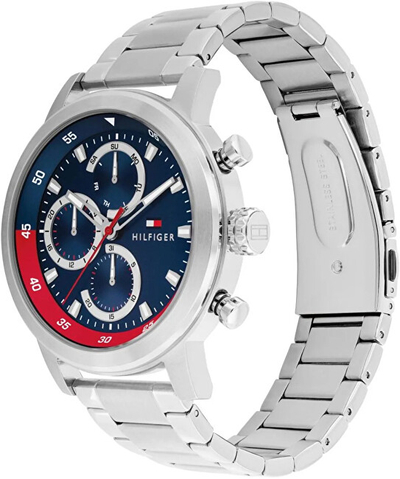Orë dore për meshkuj Tommy Hilfiger, e argjendtë