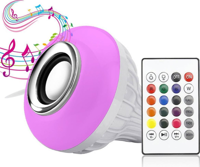 Llampë LED ZD7G RGB me bokës Bluetooth, 4.5W, bazë E27, e bardhë
