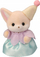 Set lodër Sylvanian Families Floating Cloud Rainbow Train, tren me re dhe ylber, me bebe Fennec Fox, shumëngjyrësh