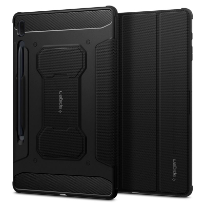 Mbështjellëse për Samsung Galaxy Tab S7 FE/S7 FE 5G Spigen Rugged Armor Pro, e zezë