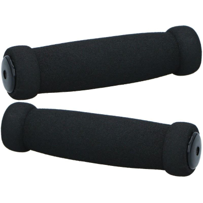 Doreza timoni Dunlop me shkumë, ergonomike, universale, të zeza