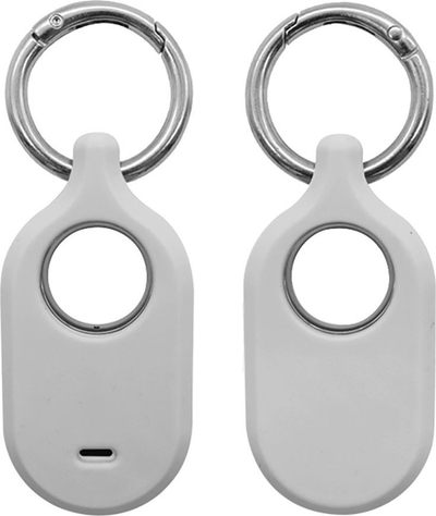 Mbajtëse silikoni 4smarts për Samsung Galaxy SmartTag2, set aksesorësh, blu