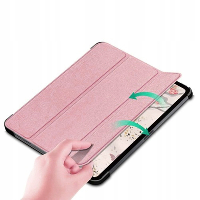 Mbulesë smart për iPad Air 13 Gen 6 2024, për modelet A2898 A2903 A2904, pink gold