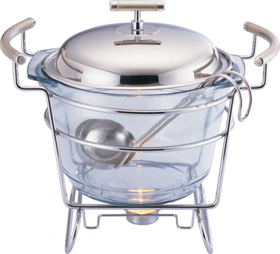 Ngrohës tavoline për supë KingHoff KH-1417, set 4 copë, 4.0L, transparent