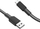 Kabllo USB në Micro USB Hoco Jaeger X69, 2.4A, 1m, e zezë