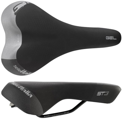 Седло за велосипед Selle Italia ST 3, гел, Hi Viz