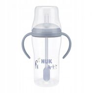 Shishe trajnimi për bebe NUK Perfect Match Penguin, 260ml, me pipëz silikoni, gri