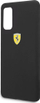 Mbulesë telefoni Ferrari Hardcase për Samsung Galaxy S20, silikoni, origjinale, e zezë