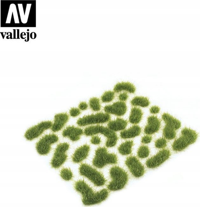 Сет пејзаж Vallejo VALSC406 Model Scenery, Wild Tuft 4mm, средно зелена