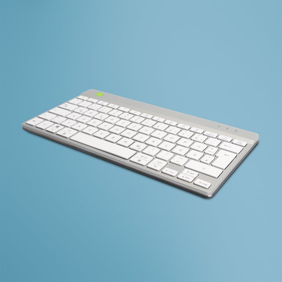 Tastierë R-Go Tools R-Go Compact Break, ergonomike, kompakte, e bardhë