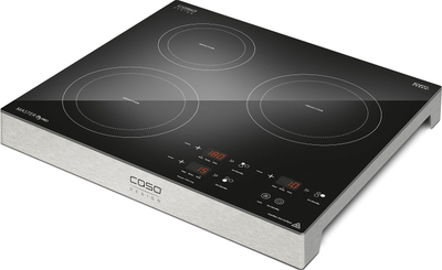 Plitë me induksion Caso Master P3 Plus 2151, 3500W, xham qeramik, e zezë