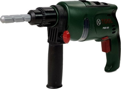 Set veglash lodër LeanToys Handyman, stërvitëse me bateri, helmetë edhe syze mbrojtëse, shumëngjyrësh