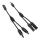 Kabllo solare paralele EcoFlow 661290, për panele diellore, plastike, e zezë