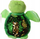 Lodër pelushi ZOLW Turtle 2 KOL, 45cm, me gurë që shndrisin, jeshile