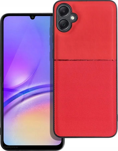 Kapak telefoni Noble për Samsung Galaxy A05, me xham mbrojtës, i kuq