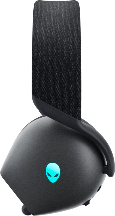 Headset gaming Alienware AW725H, me dhe pa tela, Dolby Atmos, i zi