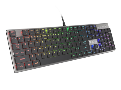 Tastierë lojrash Genesis Thor 420, Slim Content Blue, RGB, e zezë