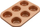 Forma për muffin Lamart LT3091, 6 copa, 26.5x18cm, bakër