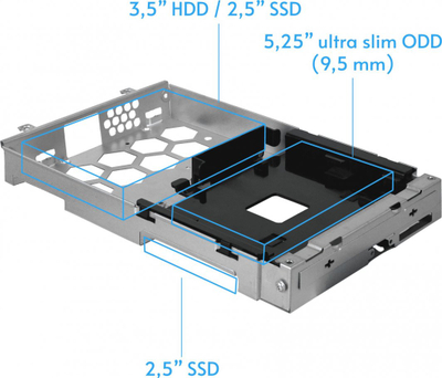 Kasë Chieftec Uni BE-10B-300, Small Form Factor