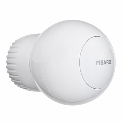 Termostat radiatori smart Fibaro Starter Pack 6028, Z Wave Plus EU, me bateri, i bardhë