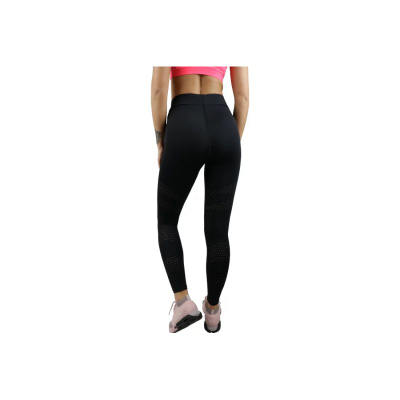 Leggings sportivë GymHero IN BLACK POSH, bel i lartë, për femra, të zinj