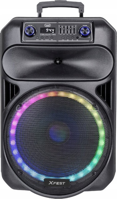 Kuti zani Trevi XF1560, 15", Bluetooth, me mikrofonë wireless, e zezë