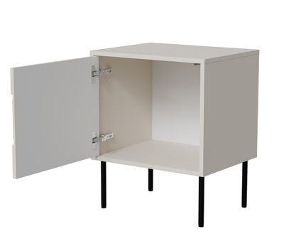 Komodinë anës shtratit Cama Meble Inserto, set 2 copë, 50x40x61.5cm, me LED, cashmere