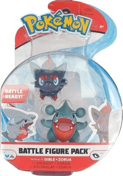Figurina lodër Pokémon Battle Figure Pack, set me figura për koleksion, personazhe të përziera, shumëngjyrëshe