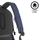 Çantë shpine XD Design Bobby Soft, 15.6", kundër vjedhjes, blu navy