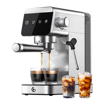 AMZCHEF CE-AZ-EM1501-SV Makinë Kafeje me Piston (Argjend)