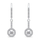 Set bizhuteri Brilio Silver SET199W - varëse + vathë
