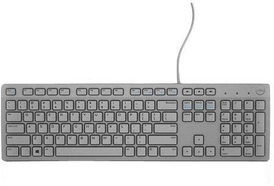 Tastierë me tel Dell KB216 (580-ADHR), ngjyrë hiri