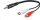 Kabllo adapter audio Wentronic Goobay 5060, 3.5 mm në 2x RCA, 0.2 m, i zi