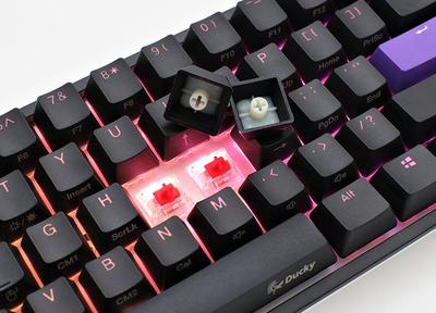 Tastierë gaming Ducky One 2 Pro Mini, mekanike Kailh White, RGB LED, layout US
