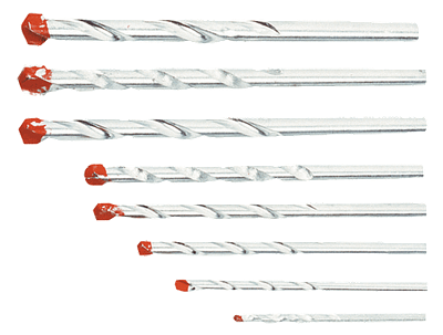 Комплет бургиi за бетон Top Tools 60H508, 8 парчиња, 3–10 mm