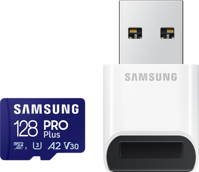 Kарта мемориска Samsung PRO Plus MicroSDXC, 128GB, U3 A2 V30