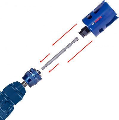 Set shpuese rrethore Bosch EXPERT Tough Material, 51mm, 60mm