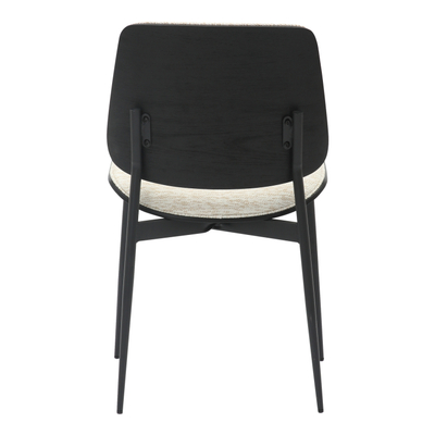 Karrige ngrënieje Conti 48,5x56x82,5Hcm (HM9983.02), zezë