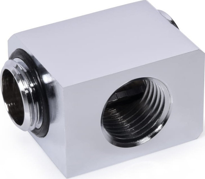 Përshtatës këndi Alphacool Low Profile ES, G1/4 rrotullues, krom