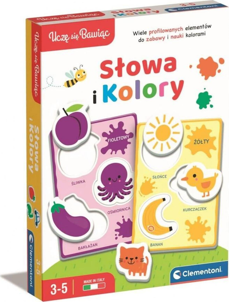 Loja edukative Clementoni I Learn Having Fun Words and Colors, për moshat 3-5 vjeç, shumëngjyrëshe