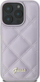 Kapak telefoni Guess Quilted Metal Logo për iPhone 16 Pro Max 6.9", lejla e çelët